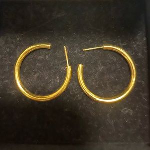 Madewell hoop earrings